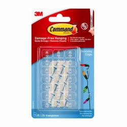 3M 7100108967 Wandhalterung Drinnen Universalhaken Transparent 20 Stück[e] 
