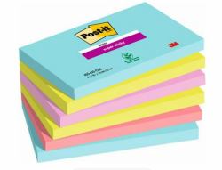 3M 7100242784 Klebezettel Rechteck Blau, Grün, Pink 90 Blätter Selbstklebend 