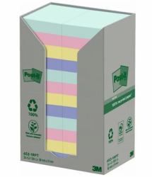 3M 7100259447 Klebezettel Rechteck Blau, Grün, Pink, Gelb 100 Blätter Selbstklebend 
