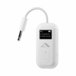 ALOGIC ABTTX1-WH Kabellose Audio-Transmitter 3,5 mm Weiß Eingebautes Display 