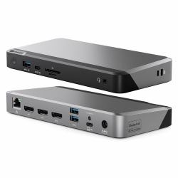ALOGIC DX3 Kabelgebunden USB 3.2 Gen 1 [3.1 Gen 1] Type-C Schwarz, Grau 