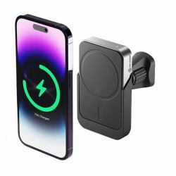 ALOGIC MSCCM Ladegerät für Mobilgeräte Smartphone Schwarz USB Kabelloses Aufladen Schnellladung Auto 