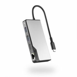 ALOGIC UCFUPRGEV2-SGR laptop-dockingstation & portreplikator USB 3.2 Gen 1 [3.1 Gen 1] Type-C Schwarz, Grau 