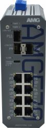 AMG Industrial Managed Switch, 8x - 10/100/1000TX [2x 90W, 4x 30W - PoE & 2x Non-PoE], 3x 100M/1G/2.5G SFP - Warranty: 99M