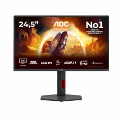 AOC G4 Q25G4SR Computerbildschirm 62,2 cm [24.5"] 2560 x 1440 Pixel Quad HD LED Schwarz, Rot 