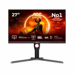 AOC G3 Q27G3XMN/BK Computerbildschirm 68,6 cm [27"] 2560 x 1440 Pixel 2K Ultra HD LED Schwarz, Rot 