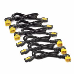 APC Stromkabel-Set [je 6], verriegelbar, C13 auf C14 [90 Grad], 0,6 m 