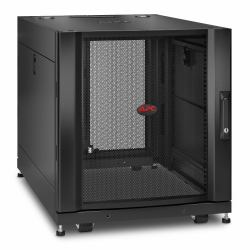 APC NetShelter SX, Server-Rack-Gehäuse, 12HE, Schwarz, 658 x 600 x 900 mm 