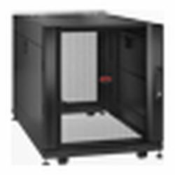 APC NetShelter SX, 12 HE Server Rack-Gehäuse, 600 mm x 1070mm, mit schwarzen Seitenteilen und stoßdämpfendem Shock Packaging 