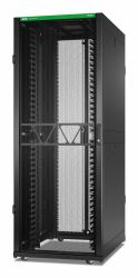 APC NetShelter SX Netzwerkgehäus, 42 HE, 1991H x 750W x 1070D mm, mit Seitenwänden, Schwarz 