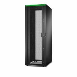 APC Easy Rack 800mm/48HE/1200mm mit Dach, Seitenwand, Rollen, Füßen und 4 Halterungen, ohne Boden, schwarz 