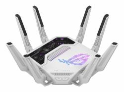 ASUS ROG Rapture GT-BE19000AI WLAN-Router 10 Gigabit Ethernet Tri-Band [2,4 GHz/5 GHz/6 GHz] Weiß 