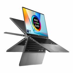 ASUS Vivobook 14 Flip TP3407SA-QL010W Copilot+ PC Intel Core Ultra 7 256V Hybrid [2-in-1] 35,6 cm [14"] Touchscreen WUXGA 16 GB LPDDR5x-SDRAM 1 TB SSD Wi-Fi 7 [802.11be] Windows 11 Home Grau  - UK version