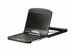 ATEN CL3100NX-ATA-EE Konsolenregal 47 cm [18.5"] 1366 x 768 Pixel Metall, Kunststoff Schwarz 1U 