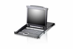 ATEN CL5708M Konsolenregal 43,2 cm [17"] Schwarz 1U 