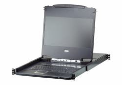 ATEN CL6708MW-ATA-AG Konsolenregal 43,9 cm [17.3"] 1920 x 1080 Pixel Metall, Kunststoff Schwarz 1U 