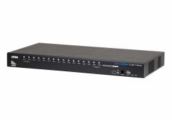 ATEN CS17916 Tastatur/Video/Maus [KVM]-Switch Rack-Einbau Schwarz 