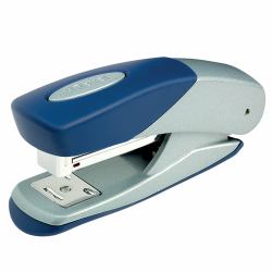 Acco Rexel Matador Halbstreifen-Heftgerät, silber/blau 