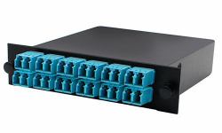 AddOn Networks ADD-3BAYC2MP12LCDM3 Netzwerkchassis Schwarz, Blau 