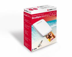 AgfaPhoto Realipix Mini P. 2 Fotodrucker ZINK [Zero ink] 2" x 3" [5x7.6 cm] 