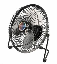 Akasa AK-UFN03-BK Ventilator Aluminium, Schwarz 