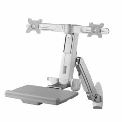Amer Mounts AMR2AWS Sitz- und Steharbeitsplatz für Desktop-PCs 