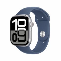 Apple Watch Series 10 [Demo] OLED 46 mm Digital 416 x 496 Pixel Touchscreen Silber WLAN GPS 