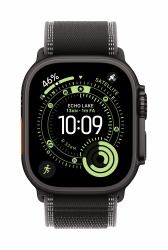 Apple MG9U4ZM/A Intelligentes tragbares Accessoire Band Schwarz Titan, Polyester, Spandex, Nylon 