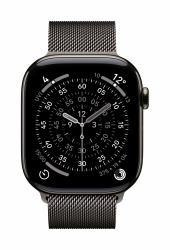 Apple MGJ74ZM/A Intelligentes tragbares Accessoire Band Schieferfarben Edelstahl 