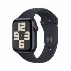 Apple Watch SE OLED 44 mm Digital 368 x 448 Pixel Touchscreen 4G Schwarz WLAN GPS 