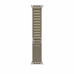 Apple MT5V3ZM/A Intelligentes tragbares Accessoire Band Olive Recyceltes Polyester, Titan, Spandex 