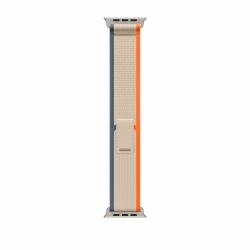 Apple MT5W3ZM/A Intelligentes tragbares Accessoire Band Beige, Orange Nylon, Recyceltes Polyester, Titan, Spandex 