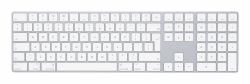 Apple Magic Tastatur w/ Numeric Keypad Tastatur Universal Bluetooth QWERTY Englisch Silber, Weiß  - UK version