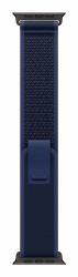Apple MYQ83ZM/A Intelligentes tragbares Accessoire Band Blau Nylon, Polyester, Spandex, Titan 
