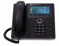 AudioCodes SFB C450HD IP-Telefon PoE GbE mit integriertem BT, Dual Band Wi-Fi und externem Netzteil, schwarz 