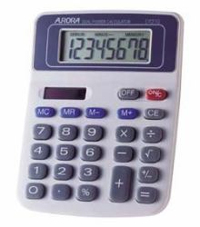 Aurora DT210 Taschenrechner Desktop Einfacher Taschenrechner Grau 