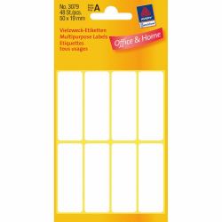 Avery Universal-Etiketten, weiß, 50 x 19 mm, permanent 