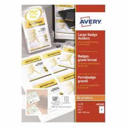 Avery 4834XL Ausweisehülle/ -halter Namensschild-Halterung Polyester 50 Stück[e] 