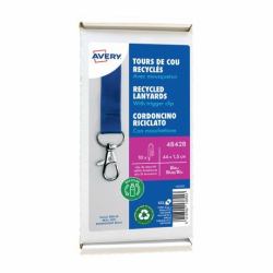 Avery 4842B Ausweisehülle/ -halter Namensschild-Halterung Metall, Polyethylenterephthalat 10 Stück[e] 