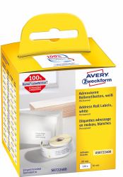 Avery AS0722400 selbstklebendes Etikett Rechteck Permanent Weiß 520 Stück[e] 