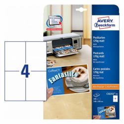 Avery C32252-25 Druckeretikett Weiß Selbstklebendes Druckeretikett 