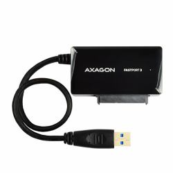 Axagon ADSA-FP3 USB 3.0 - SATA 6G Adapter für Anschluss von allen SATA-Festplatten und Laufwerken 