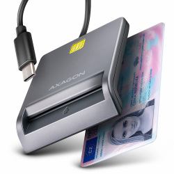 Axagon CRE-SM3TC USB-C Smart / ID Card FlatReader Karteleser 