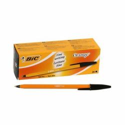 BIC Orange Fine Schwarz Stick-Kugelschreiber Fein 20 Stück[e] 
