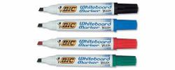 BIC Velleda Whiteboard 1701 Marker 4 Stück[e] Rundspitze Schwarz, Blau, Grün, Rot 