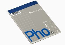 Bantex 100051827 Notizbuch A7 50 Blätter Blau, Grau 