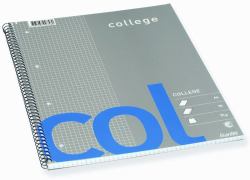 Bantex Col Notizbuch A4+ 70 Blätter Blau, Grau 
