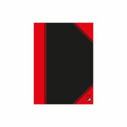 Bantex 100302813 Notizbuch A5 96 Blätter Schwarz, Rot 
