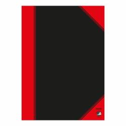 Bantex 100302814 Notizbuch A4 96 Blätter Schwarz, Rot 