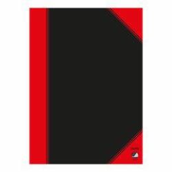 Bantex 100302831 Notizbuch A4 96 Blätter Schwarz, Rot 